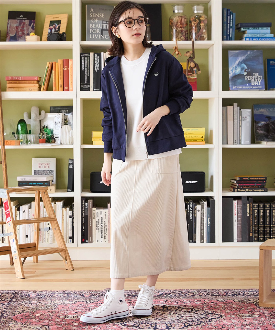 Petit Honfleur コーデュロイスカート_sub_22