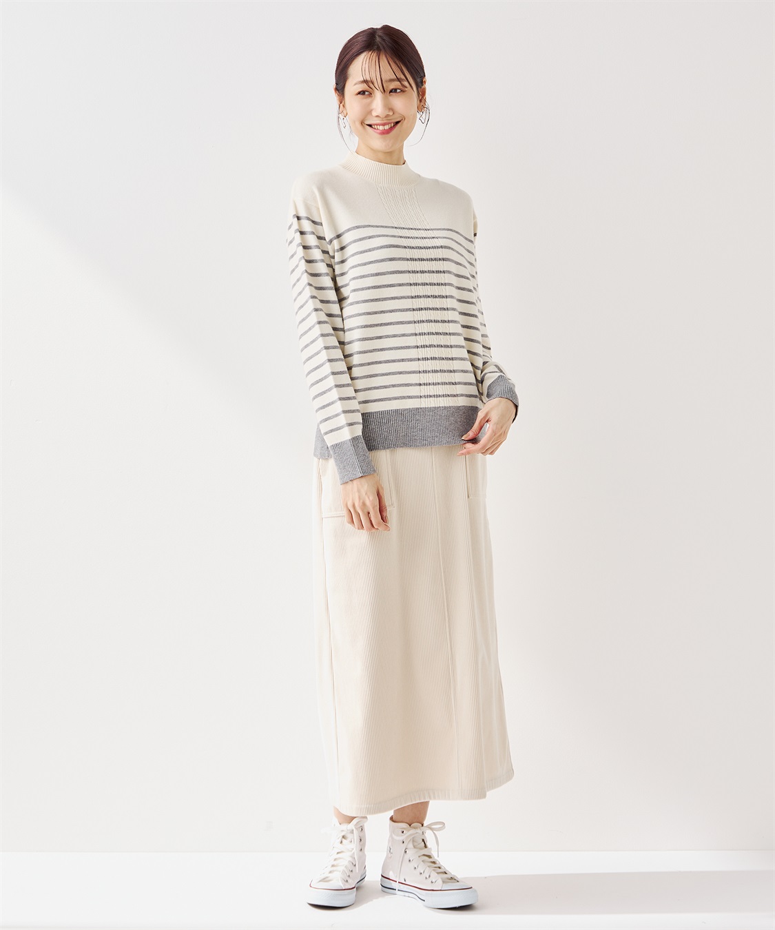 Petit Honfleur コーデュロイスカート_sub_25