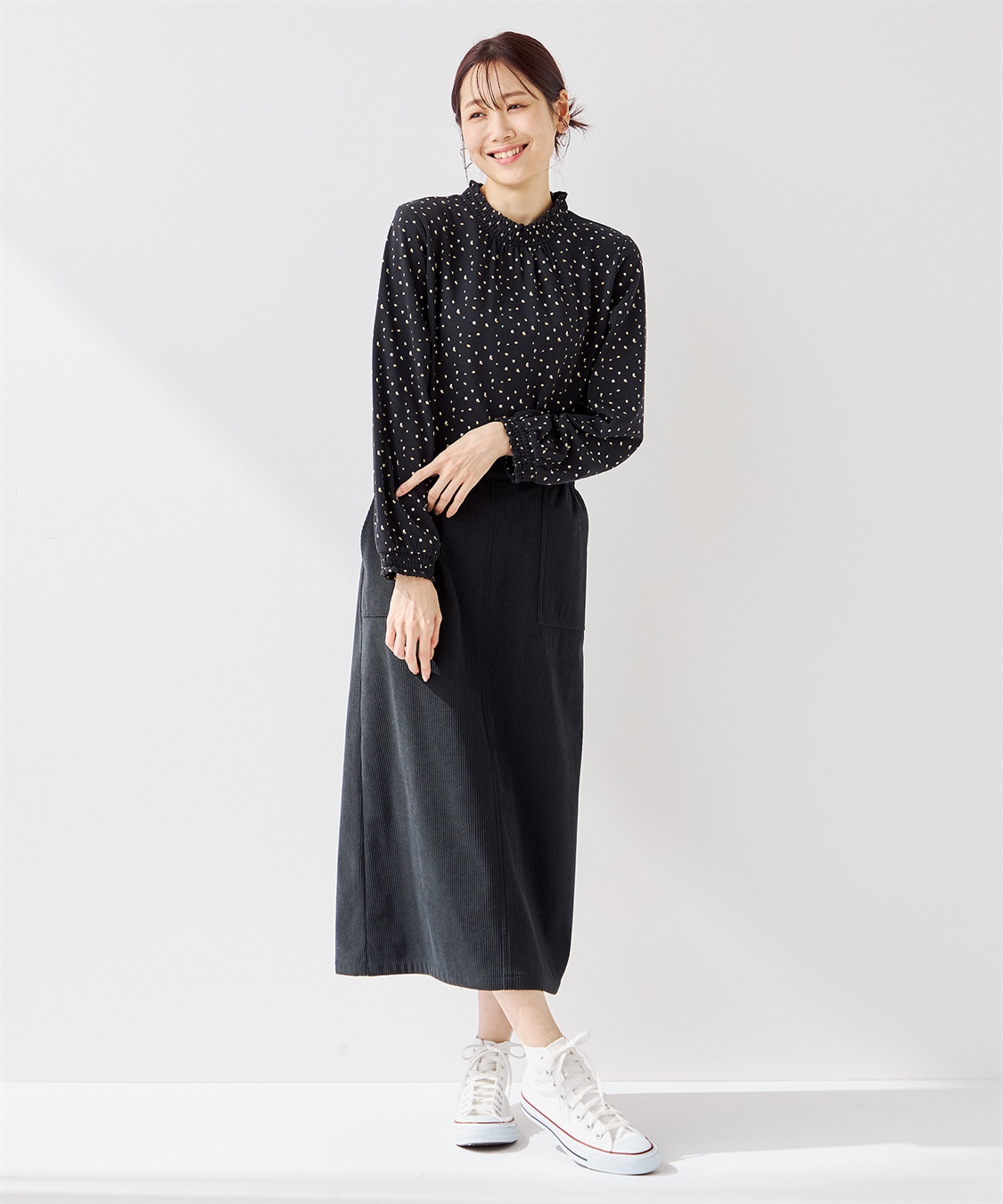 Petit Honfleur コーデュロイスカート_sub_27