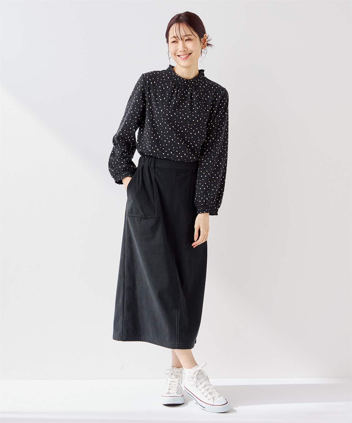 Petit Honfleur コーデュロイスカート_sub_28