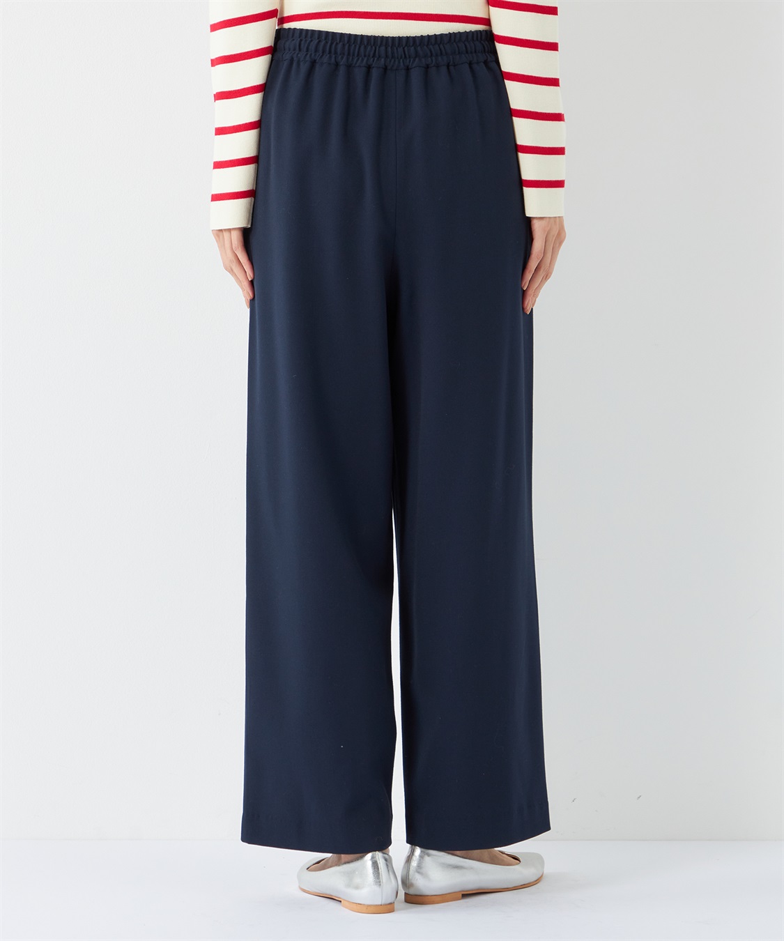 Petit Honfleur リラックスワイドパンツ【ウエストゴム】_sub_3