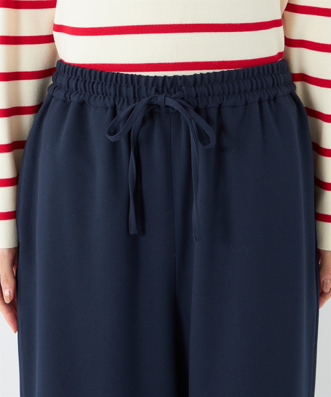 Petit Honfleur リラックスワイドパンツ【ウエストゴム】_sub_4