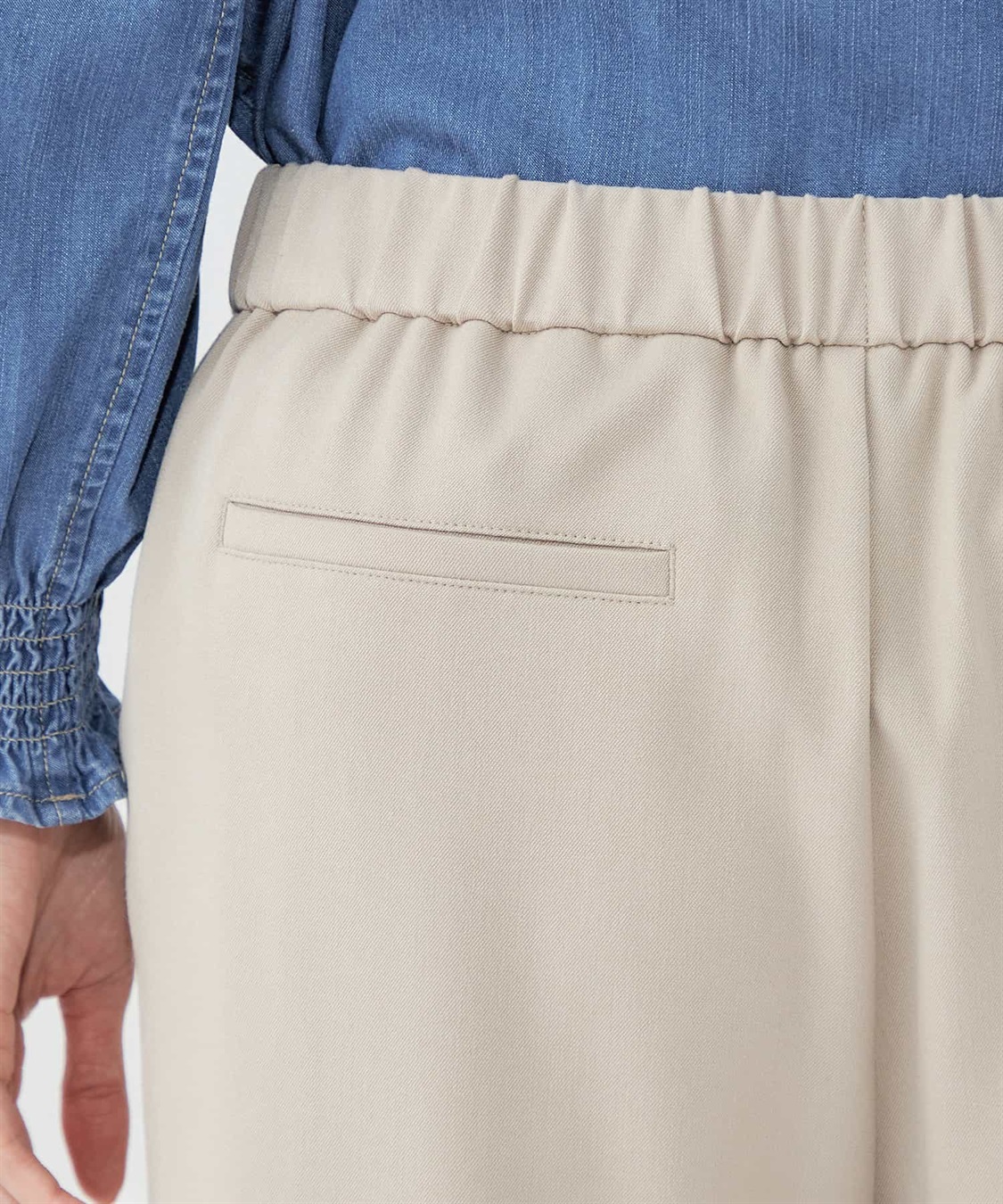 Petit Honfleur 【すご楽】ストレッチワイドパンツ_sub_7