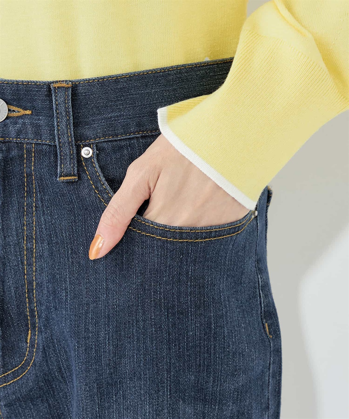 Petit Honfleur バギーデニムパンツ_sub_5