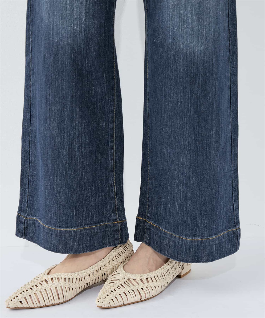 Petit Honfleur バギーデニムパンツ_sub_8