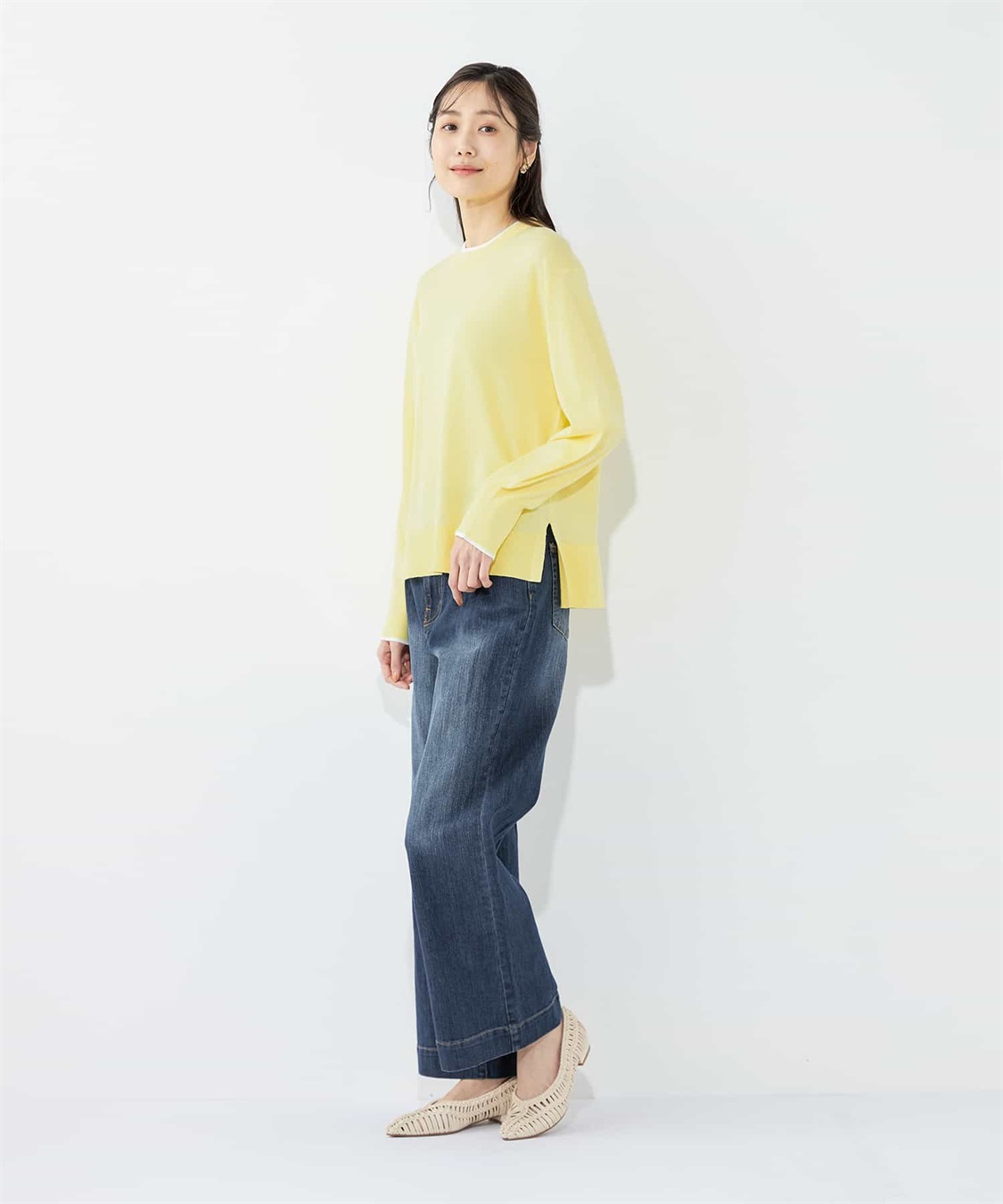 Petit Honfleur バギーデニムパンツ_sub_13