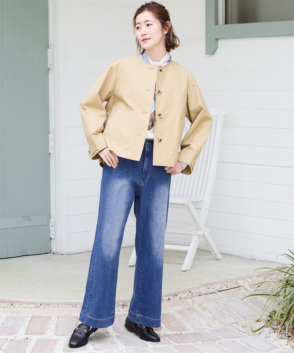 Petit Honfleur バギーデニムパンツ_sub_15