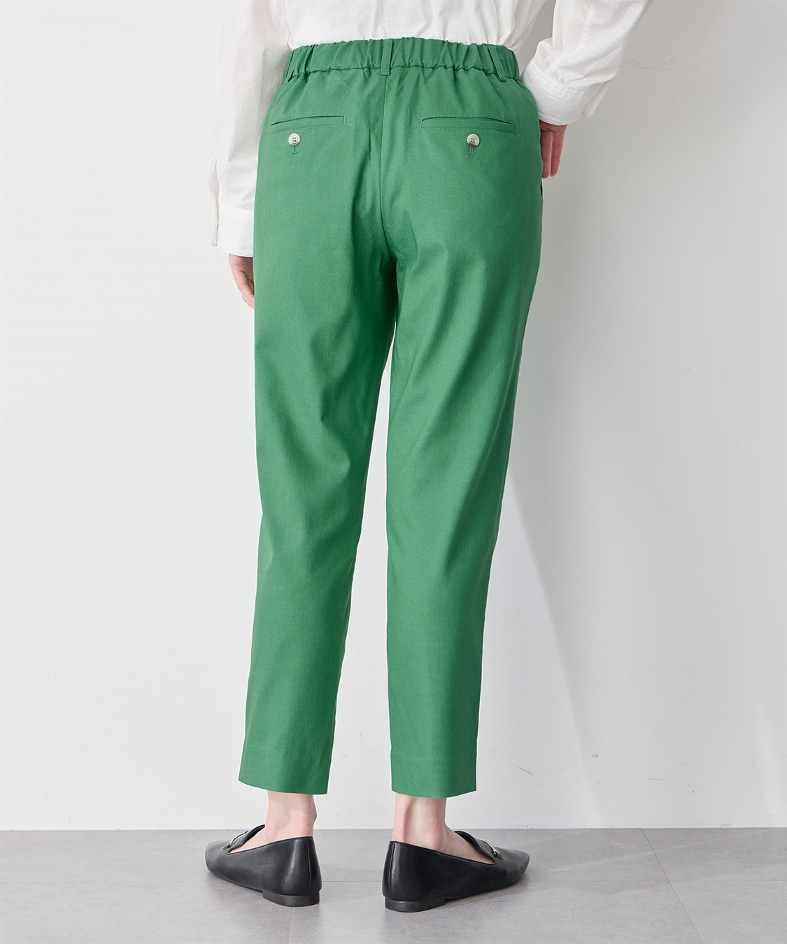 Petit Honfleur ストレッチテーパードパンツ_sub_3