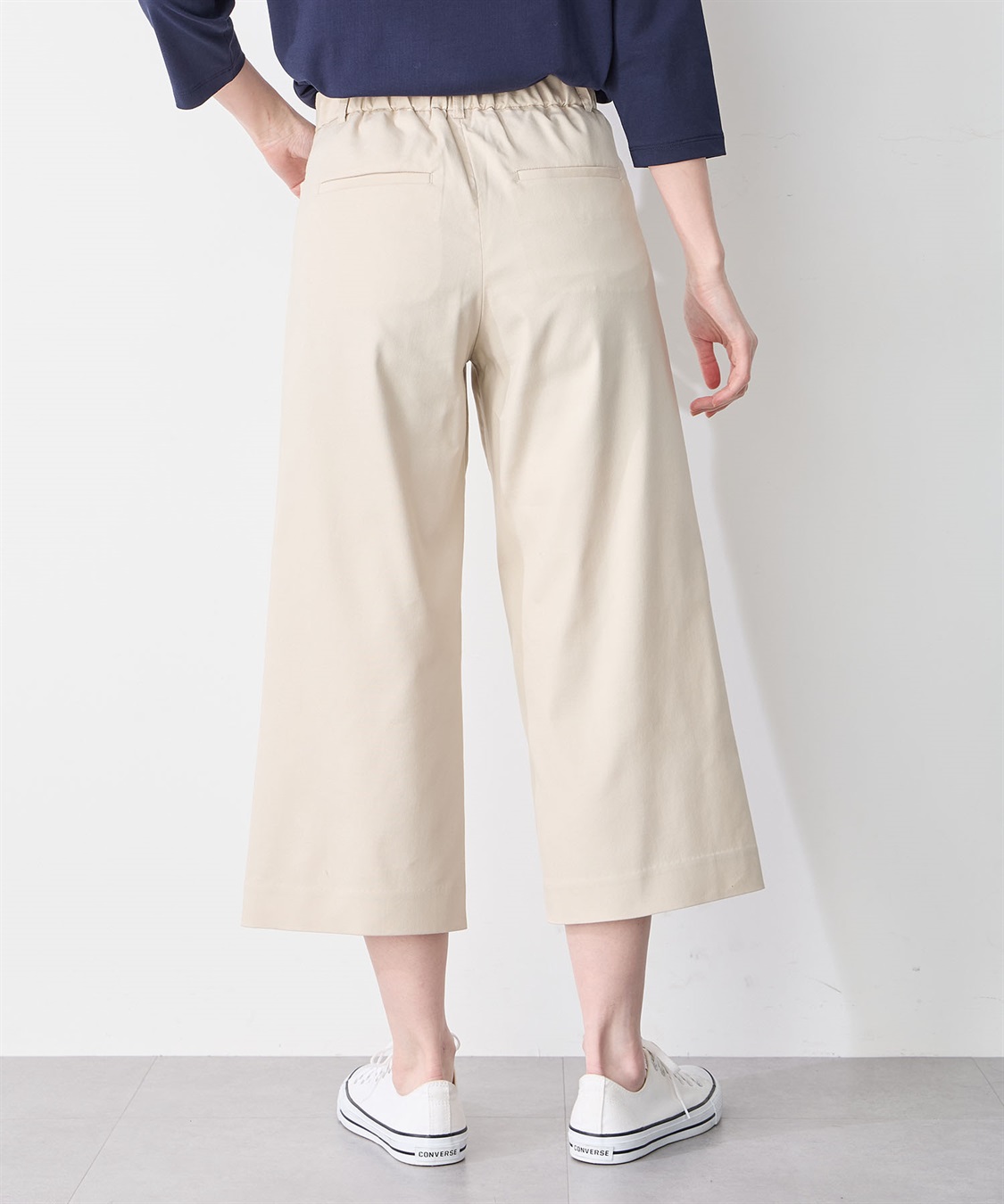 Petit Honfleur ストレッチクロップドパンツ_sub_3