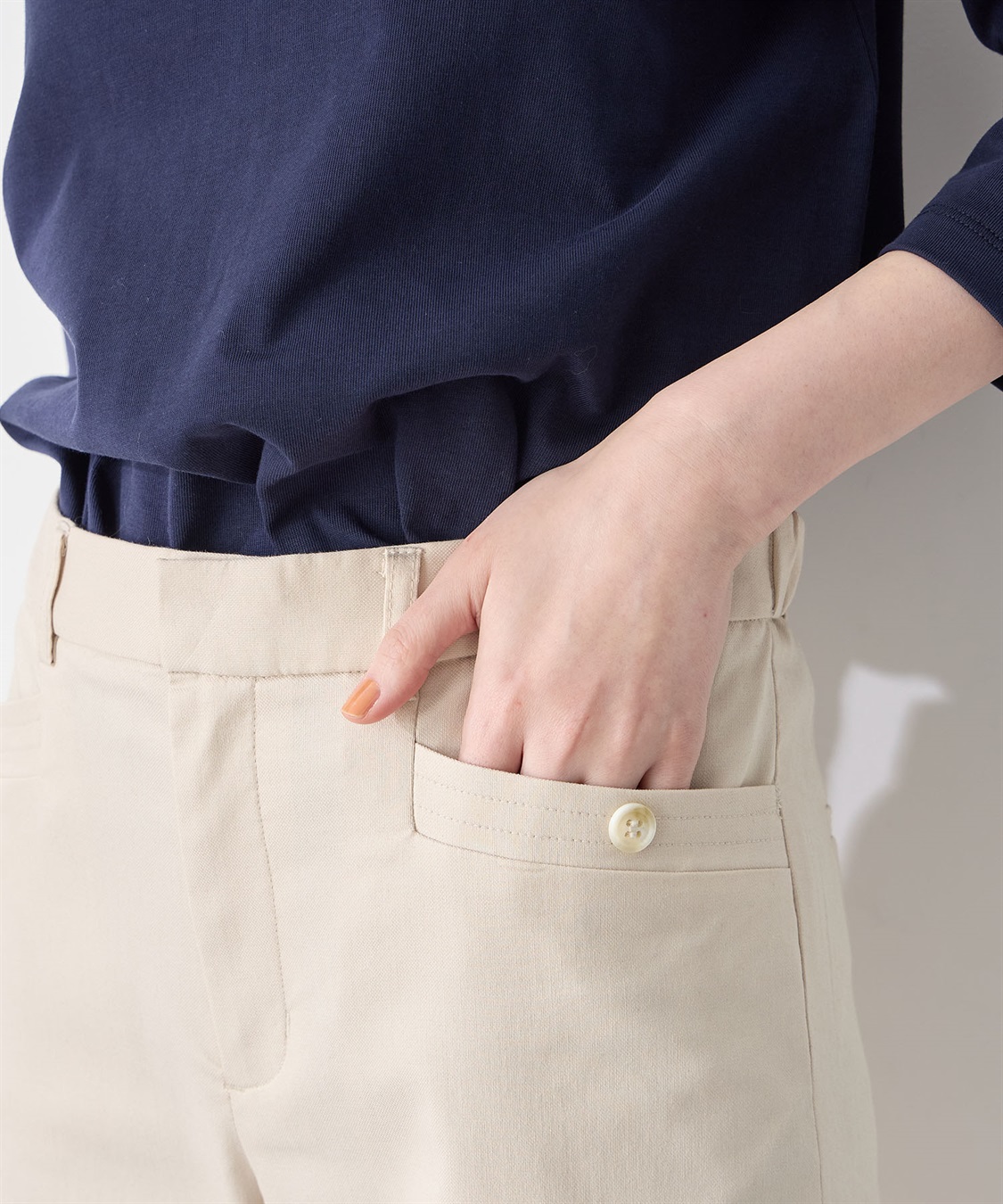 Petit Honfleur ストレッチクロップドパンツ_sub_5