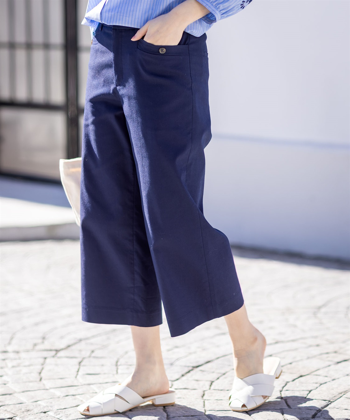 Petit Honfleur ストレッチクロップドパンツ_sub_10