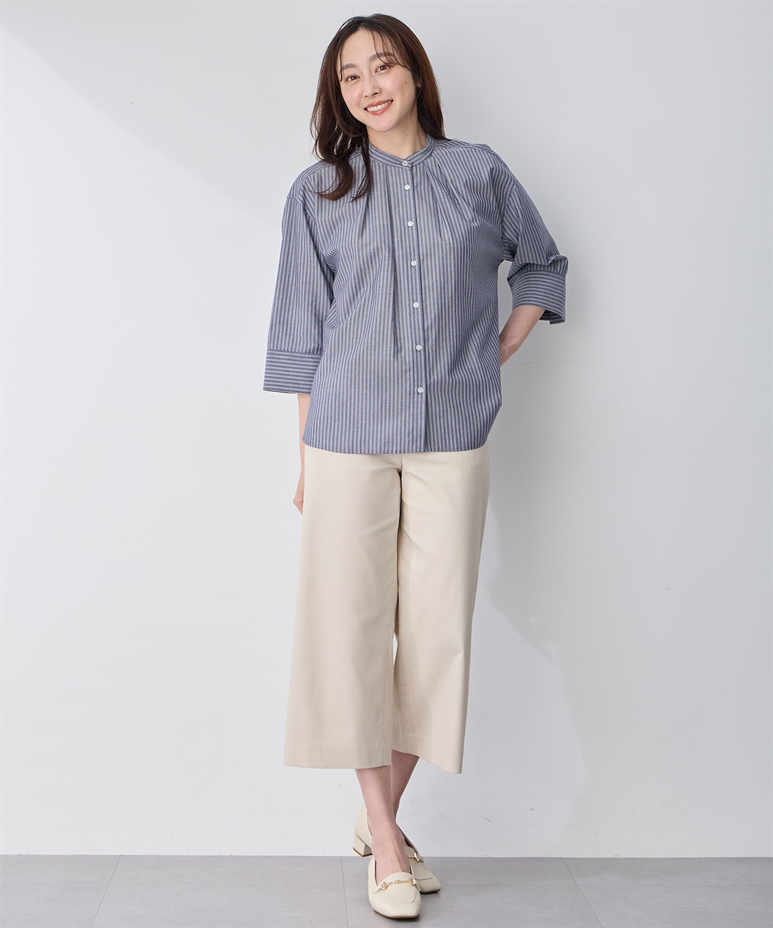 Petit Honfleur ストレッチクロップドパンツ_sub_14