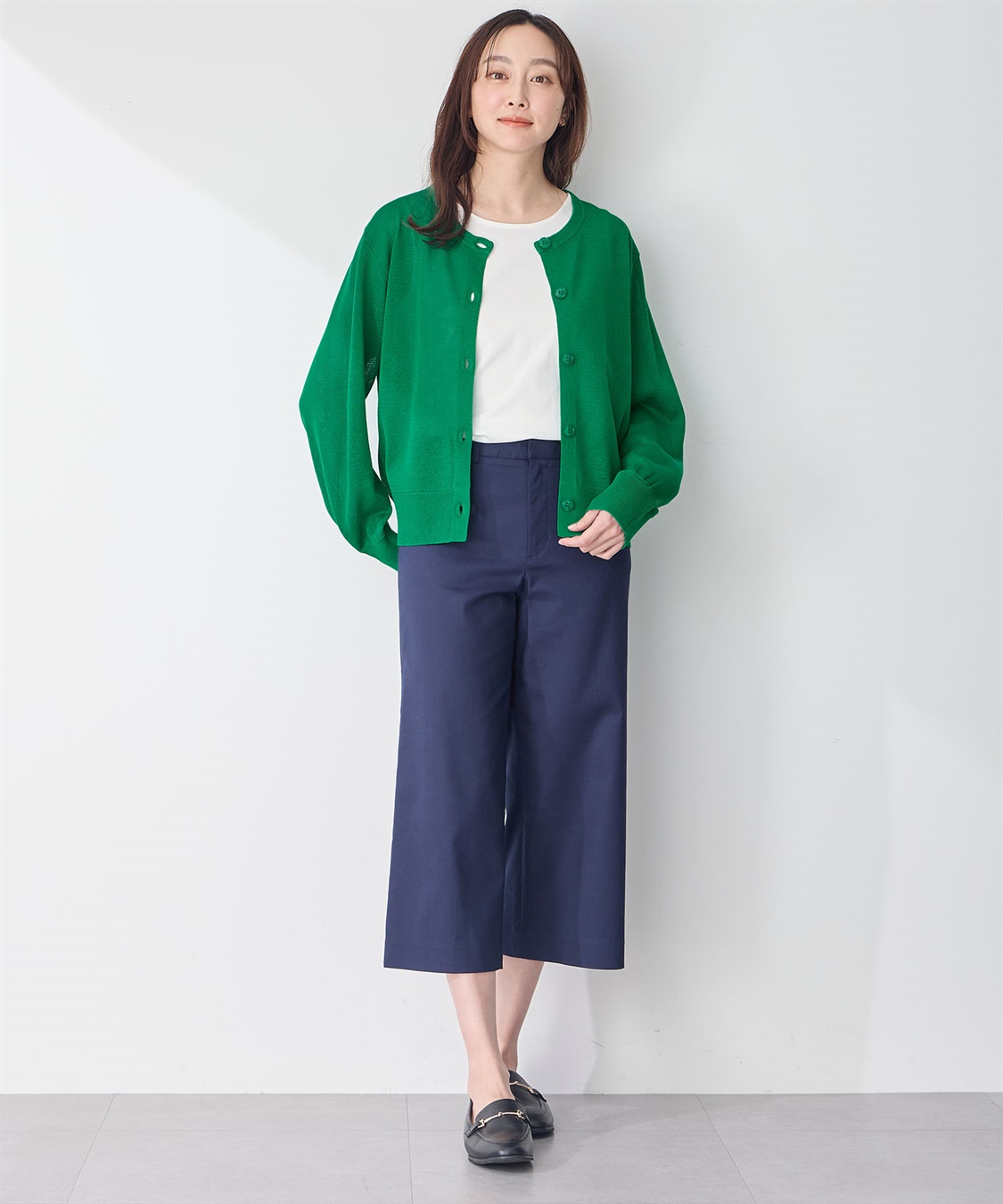 Petit Honfleur ストレッチクロップドパンツ_sub_15