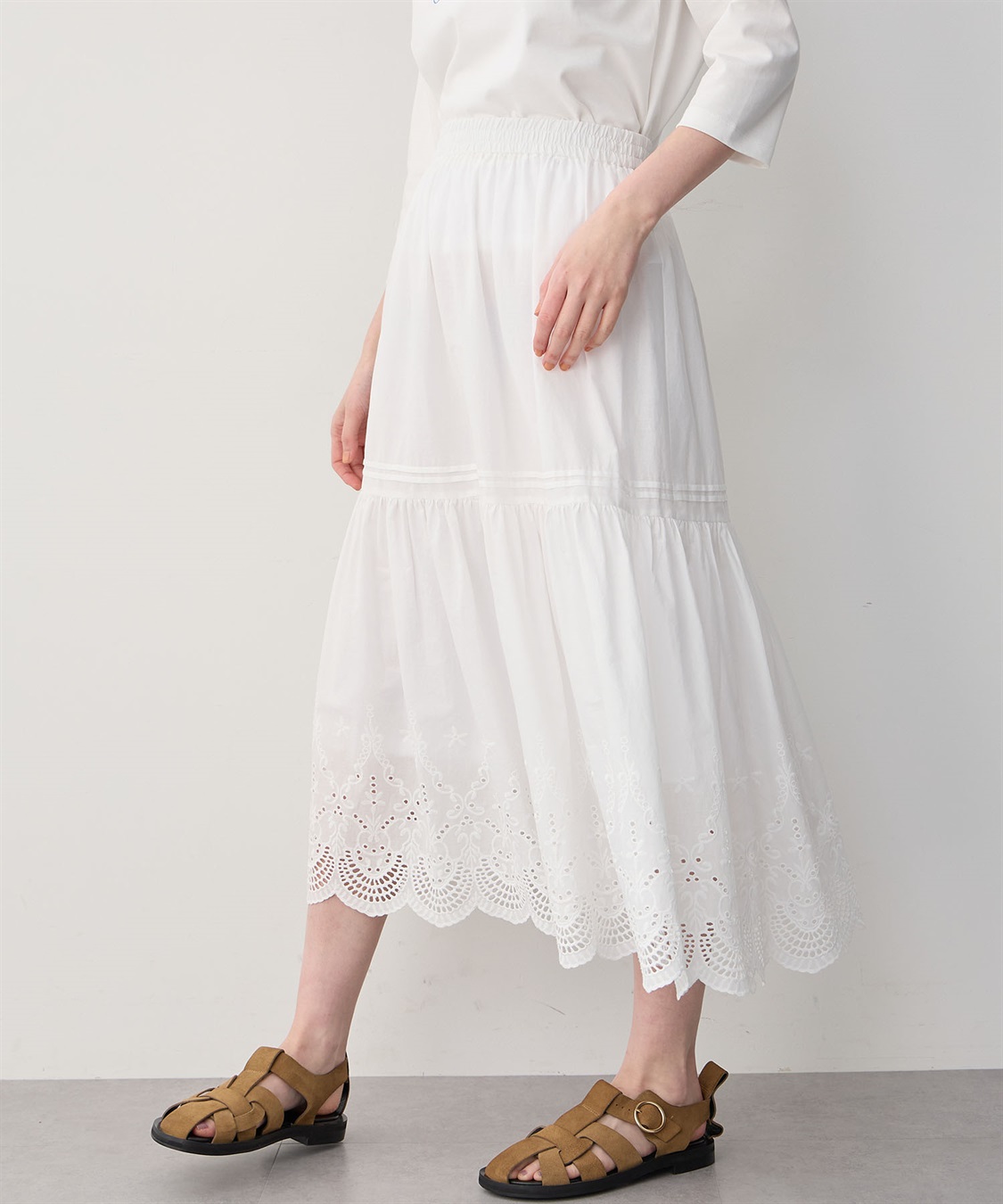 Petit Honfleur レーススカート_sub_3