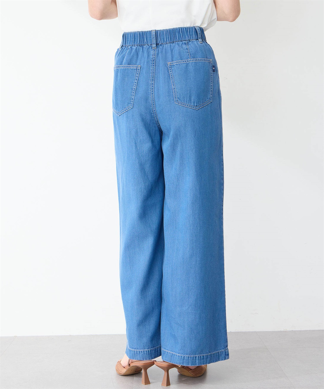 Petit Honfleur デニムワイドパンツ_sub_3