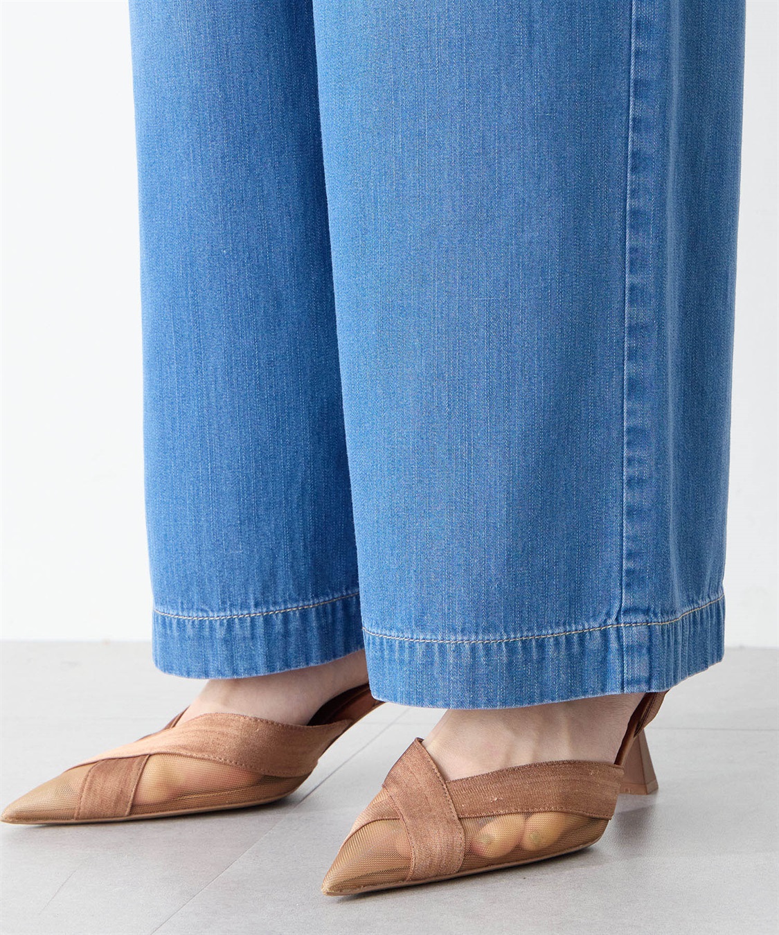 Petit Honfleur デニムワイドパンツ_sub_6