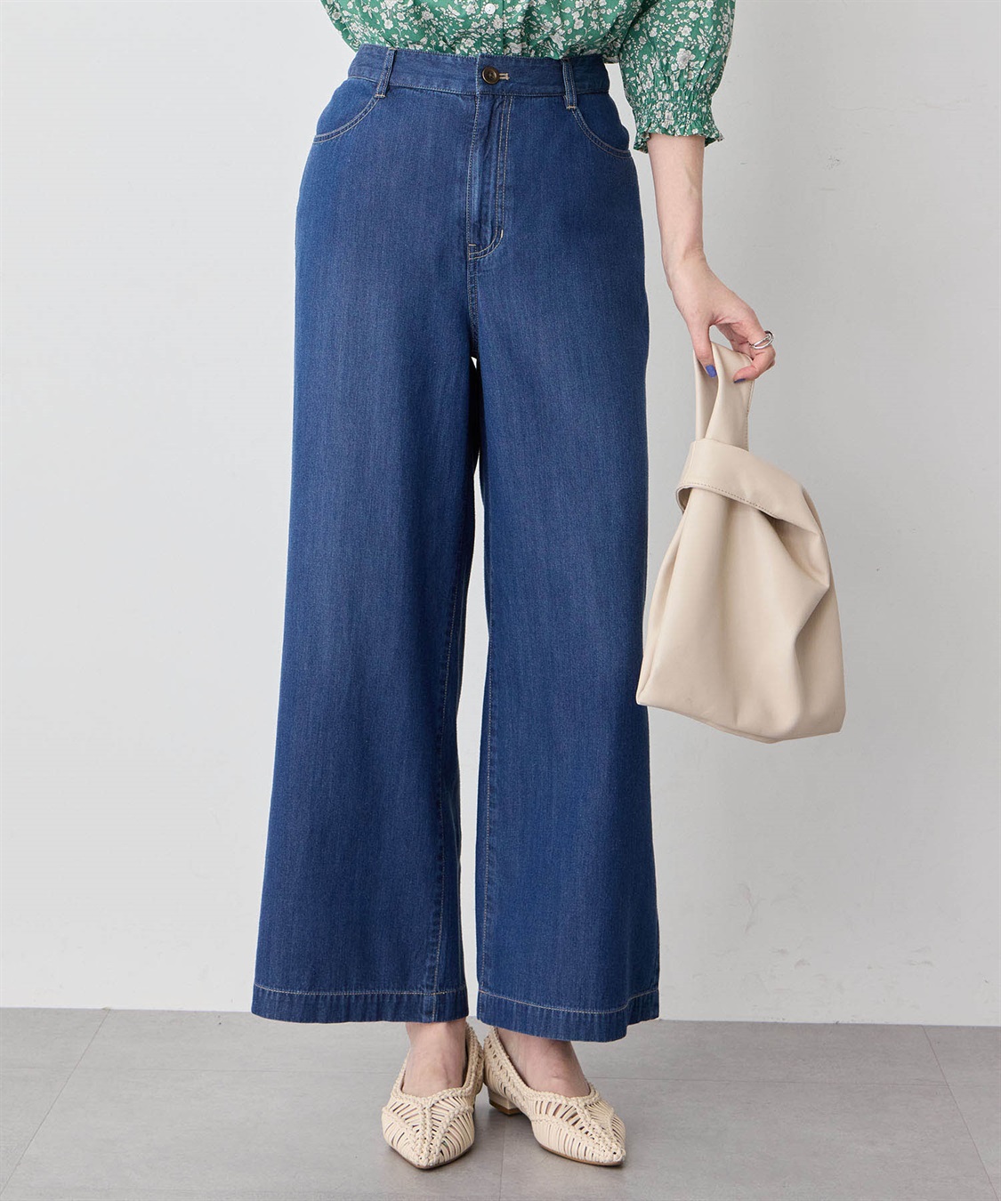 Petit Honfleur デニムワイドパンツ_sub_16