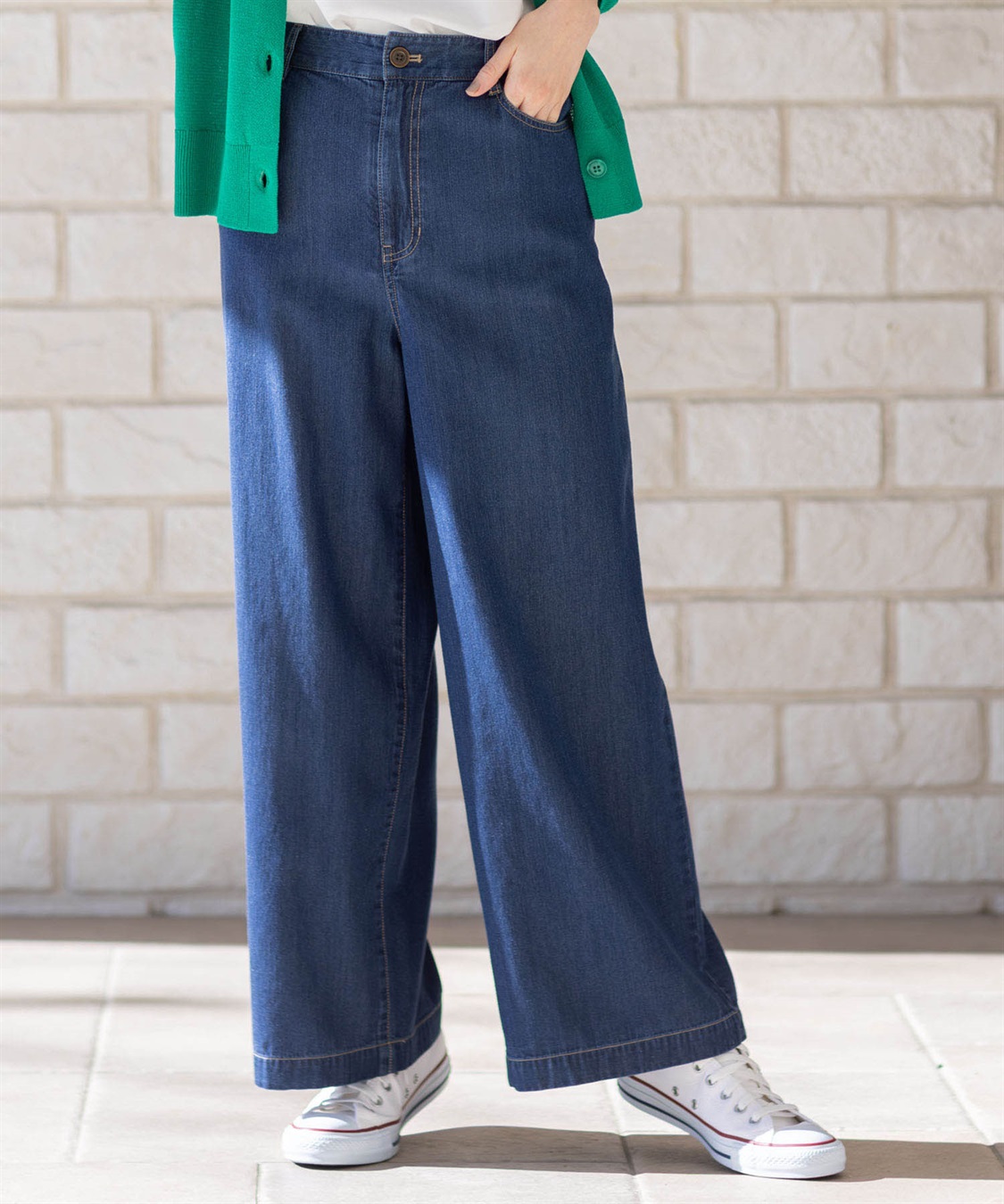 Petit Honfleur デニムワイドパンツ_sub_20