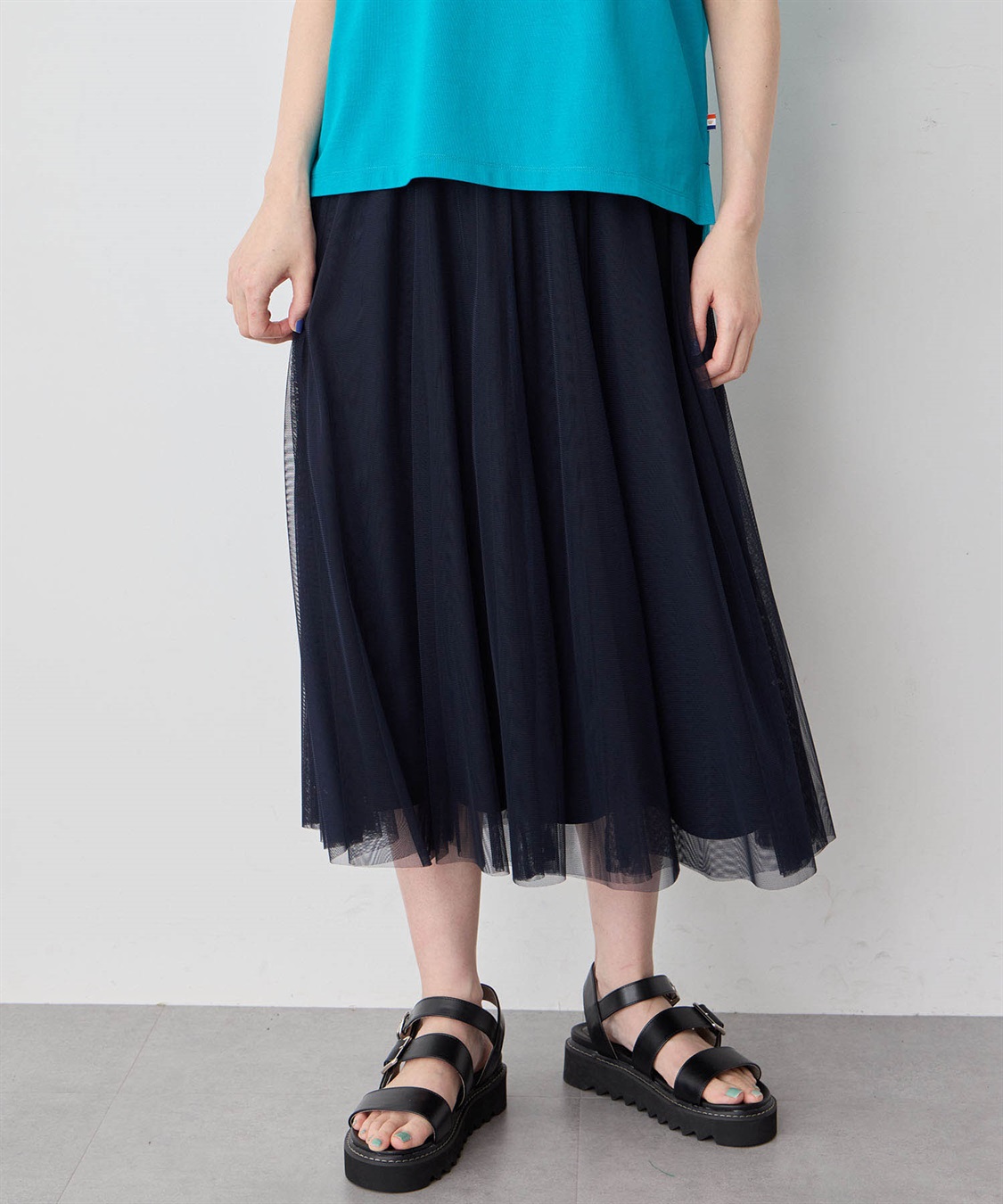 Petit Honfleur チュールスカート_sub_7