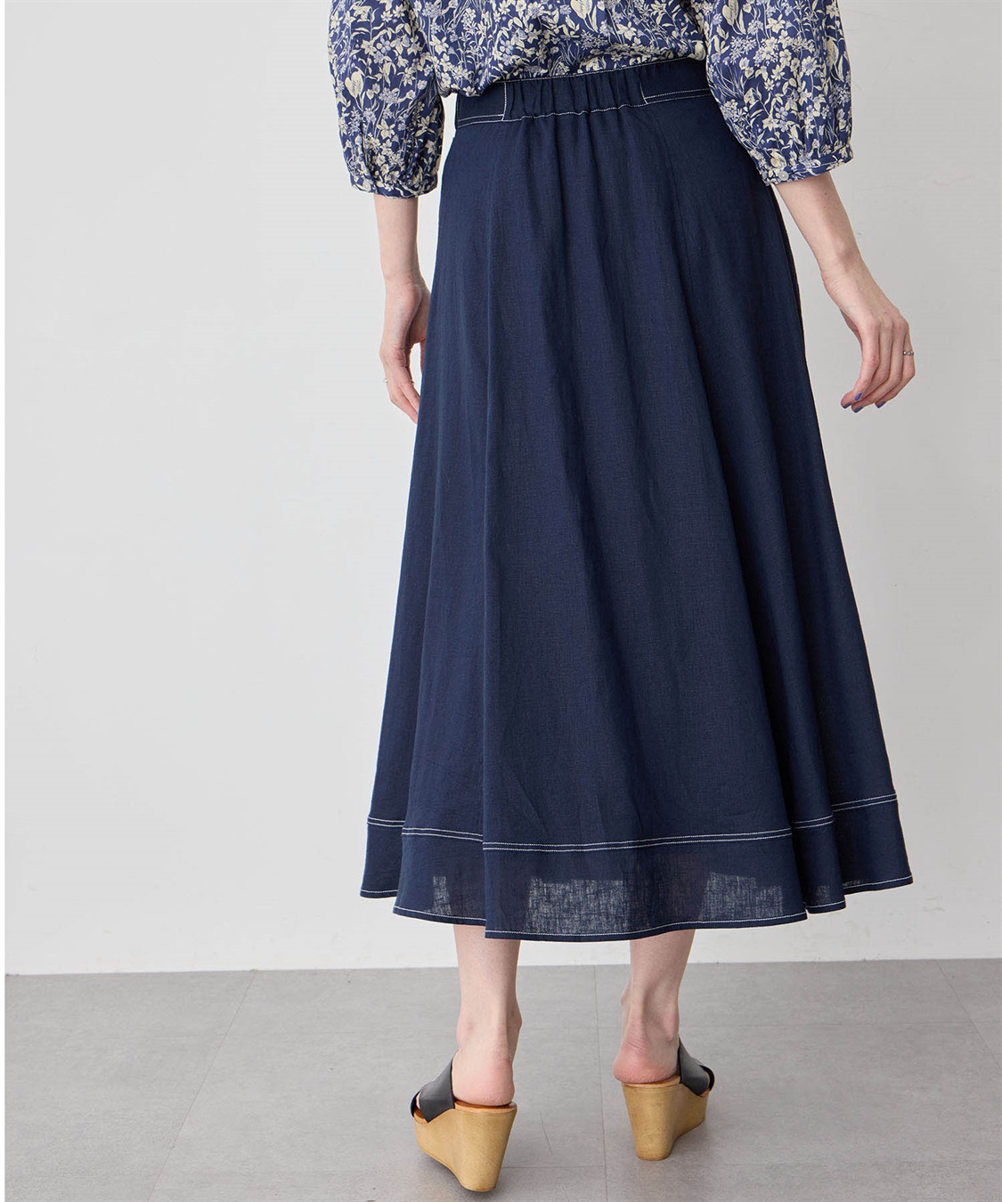 Petit Honfleur ストレッチフレアスカート_sub_5