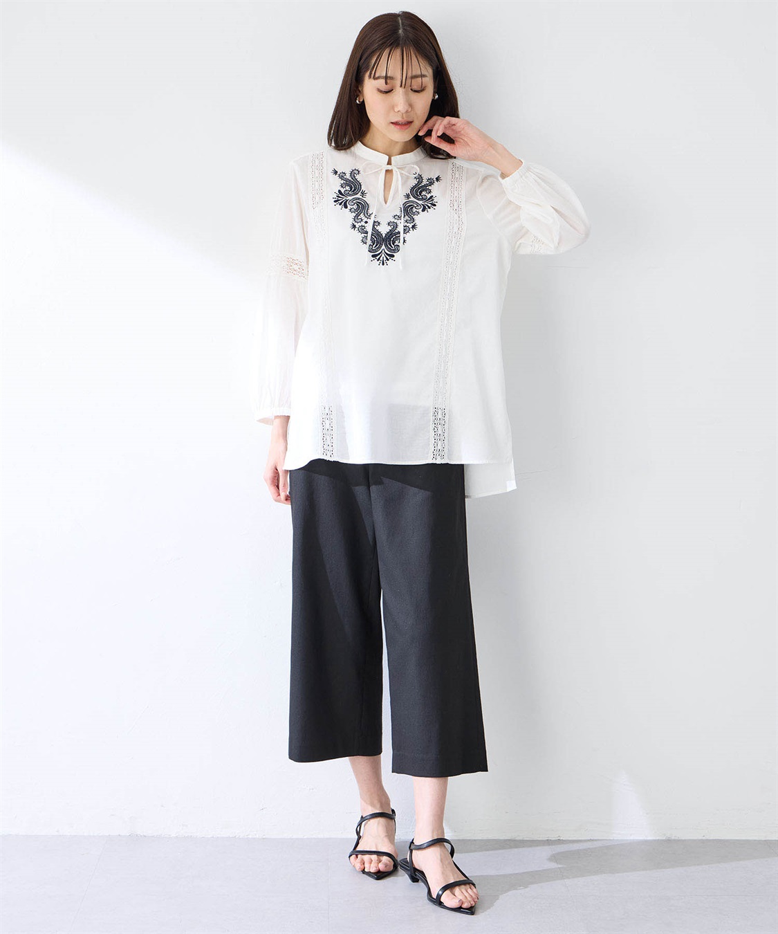 Petit Honfleur ストレッチパンツ_sub_10