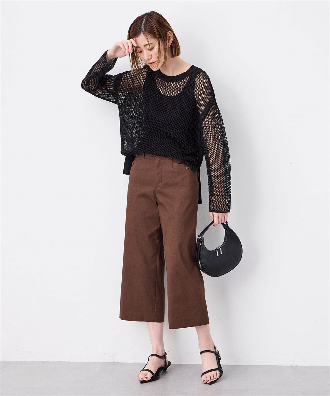 Petit Honfleur ストレッチパンツ_sub_14