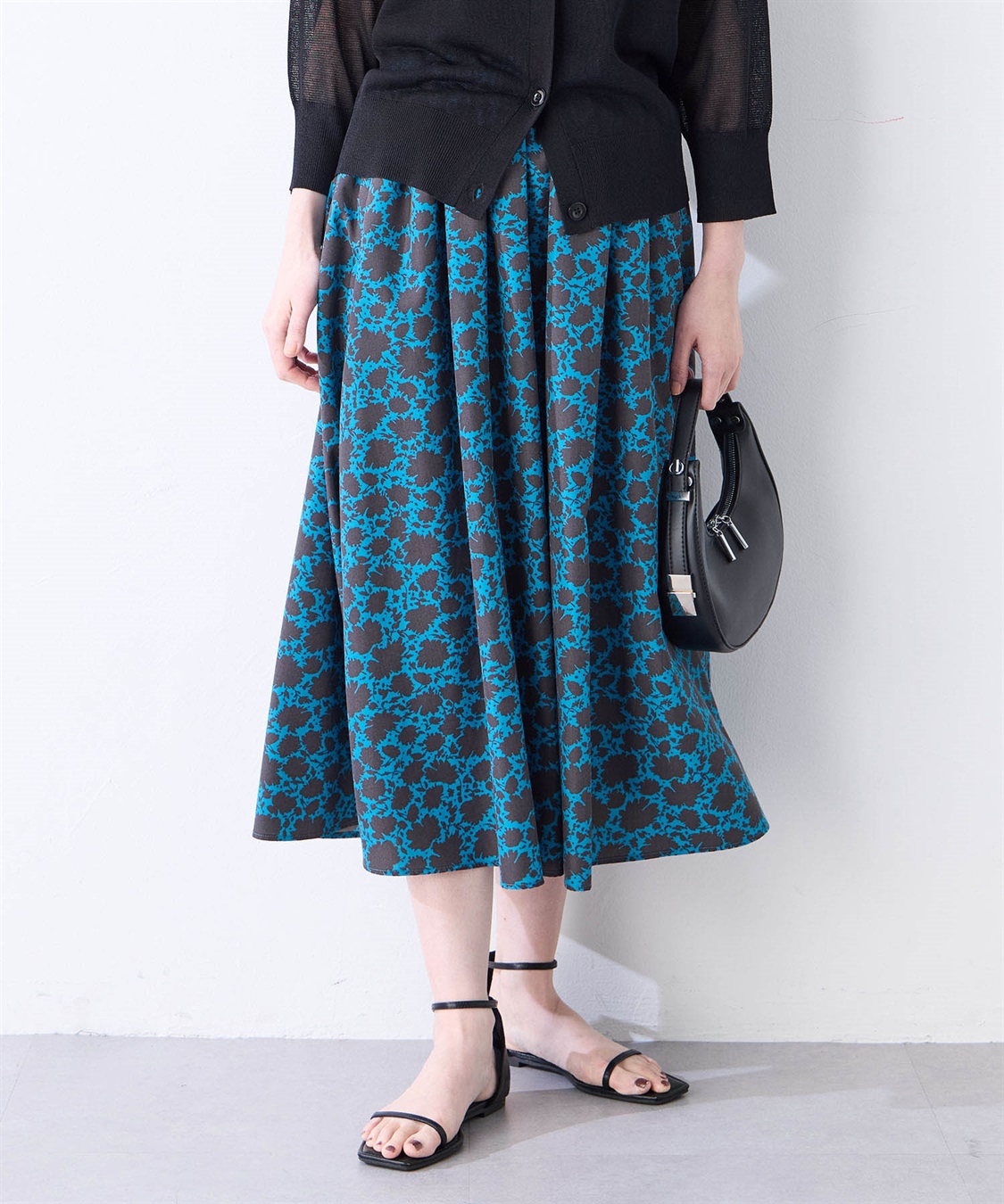 Petit Honfleur プリントスカート_sub_1