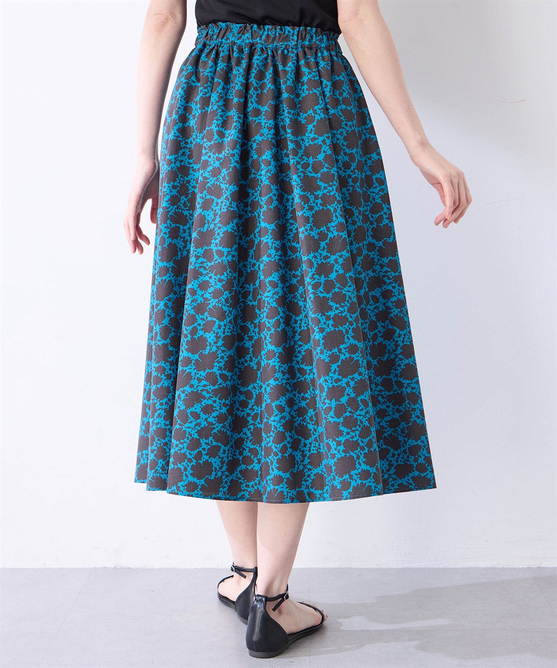 Petit Honfleur プリントスカート_sub_3