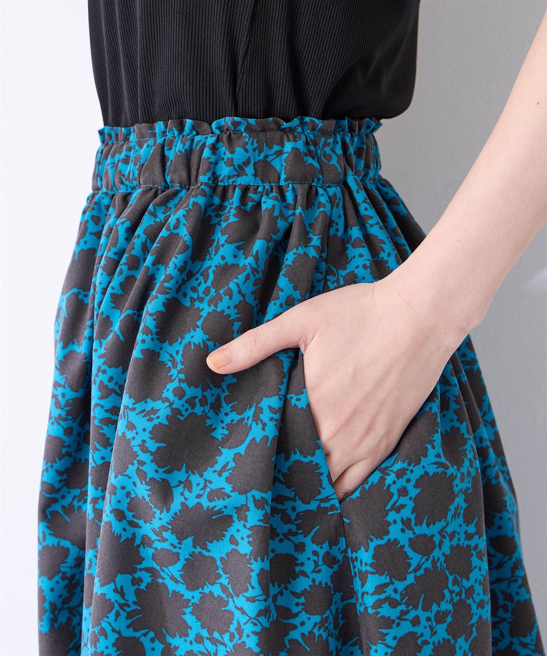 Petit Honfleur プリントスカート_sub_5