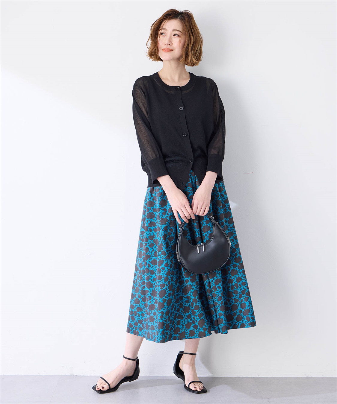 Petit Honfleur プリントスカート_sub_11