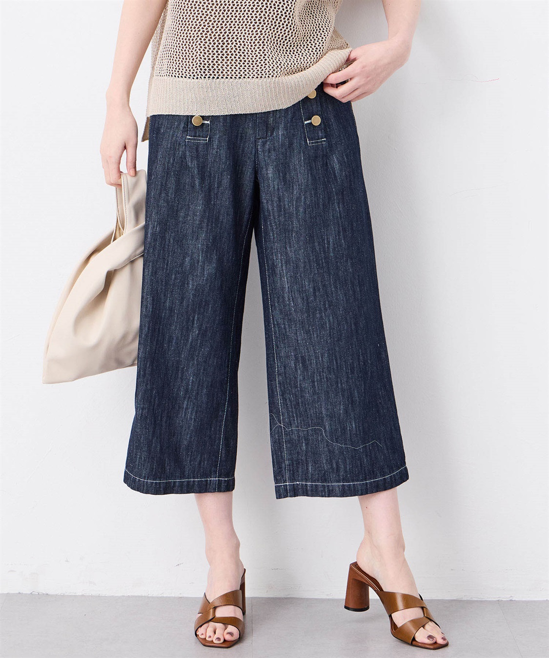 Petit Honfleur マリンデニムパンツ_sub_5