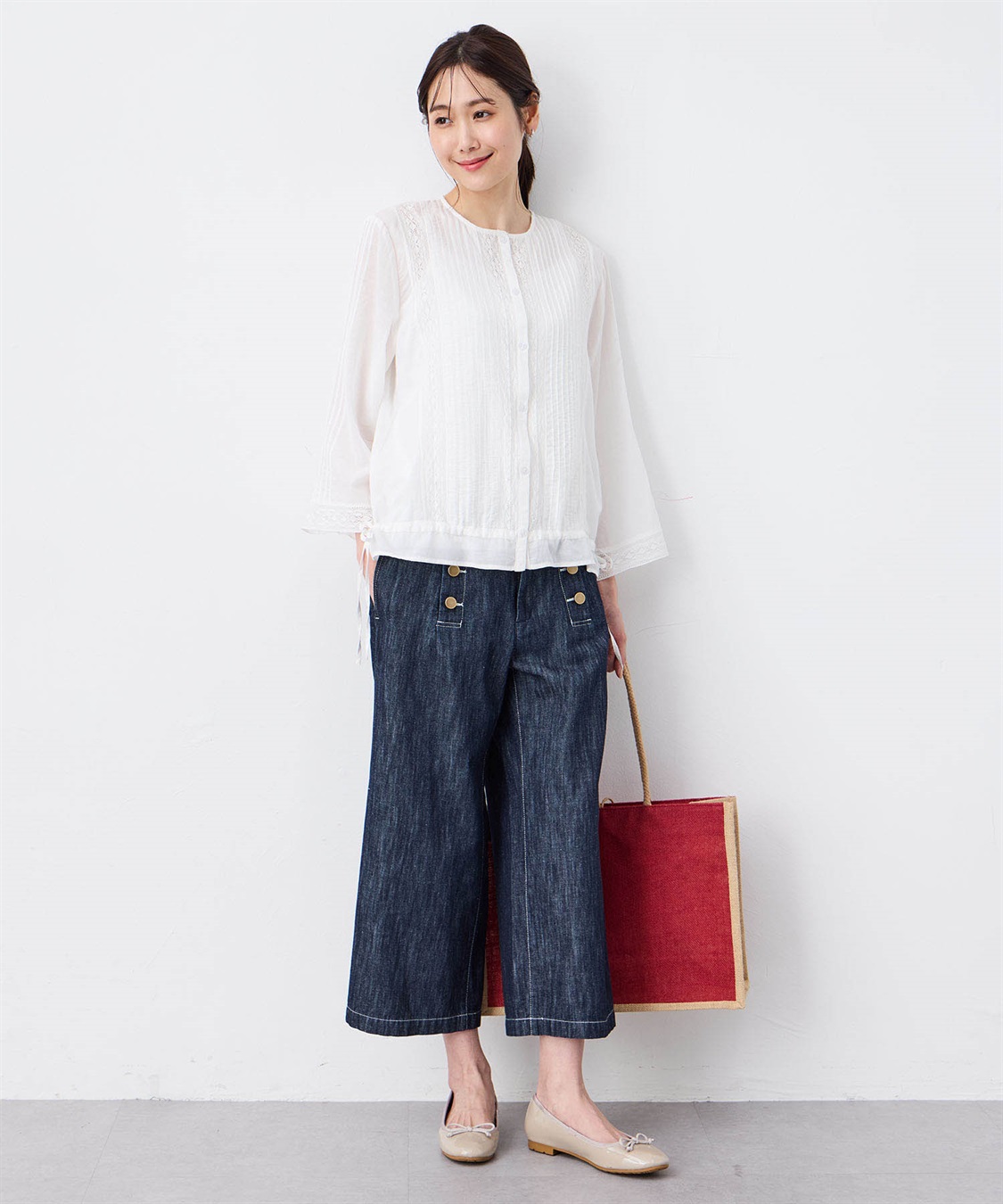 Petit Honfleur マリンデニムパンツ_sub_7