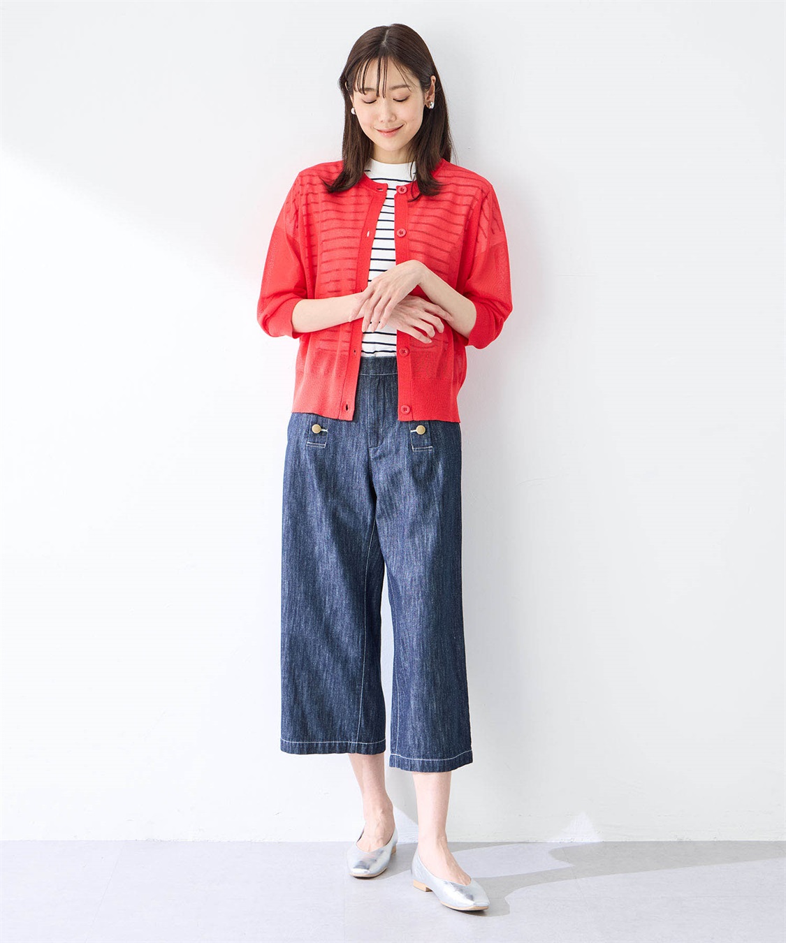 Petit Honfleur マリンデニムパンツ_sub_8