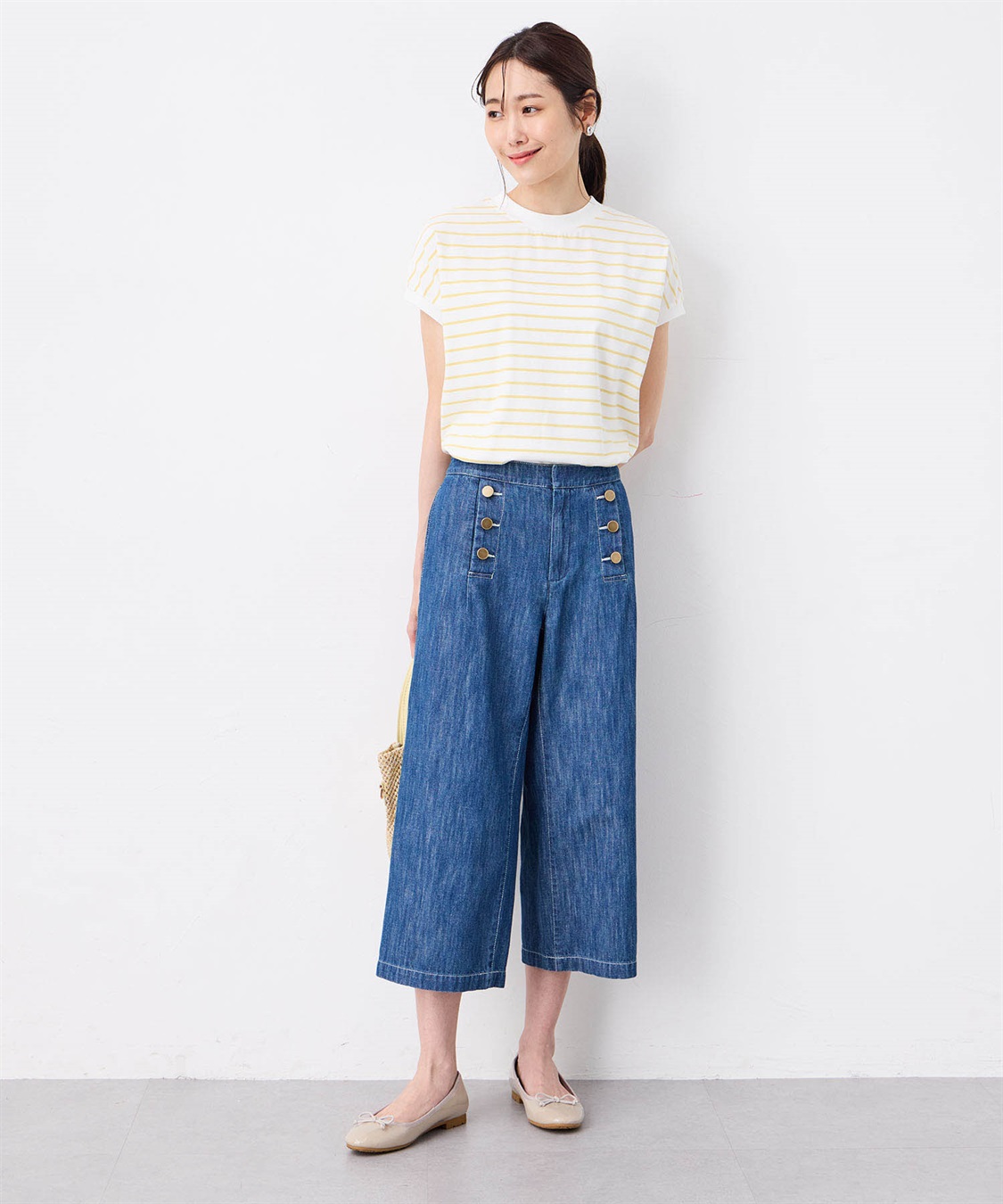 Petit Honfleur マリンデニムパンツ_sub_9