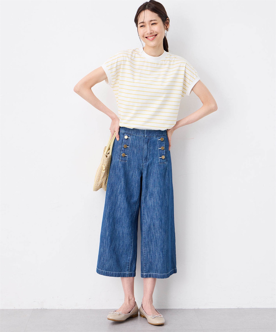 Petit Honfleur マリンデニムパンツ_sub_10