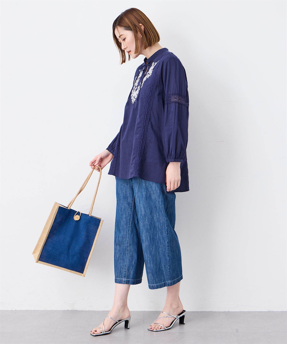 Petit Honfleur マリンデニムパンツ_sub_12