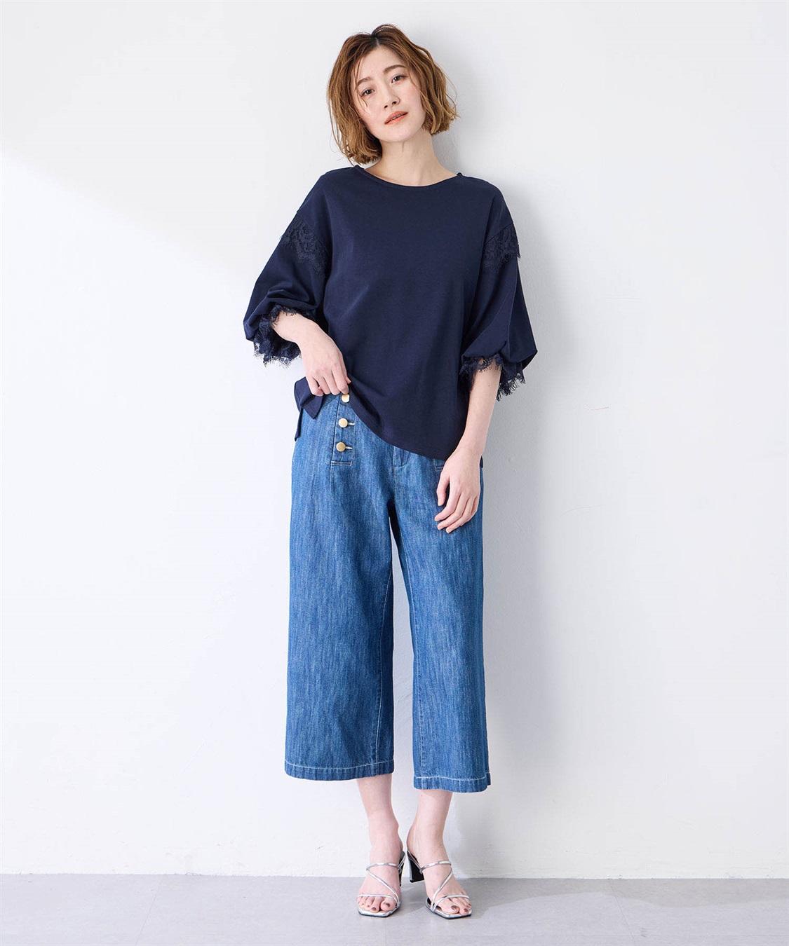 Petit Honfleur マリンデニムパンツ_sub_13