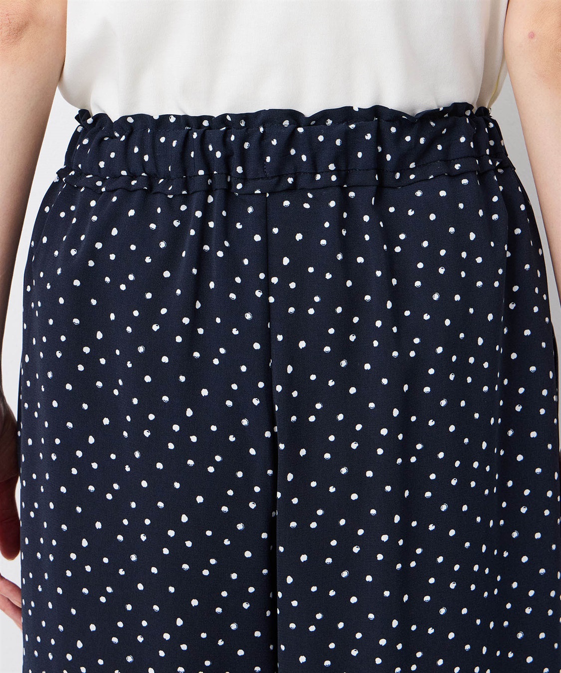 Petit Honfleur 【接触冷感】ドットプリントパンツ_sub_4