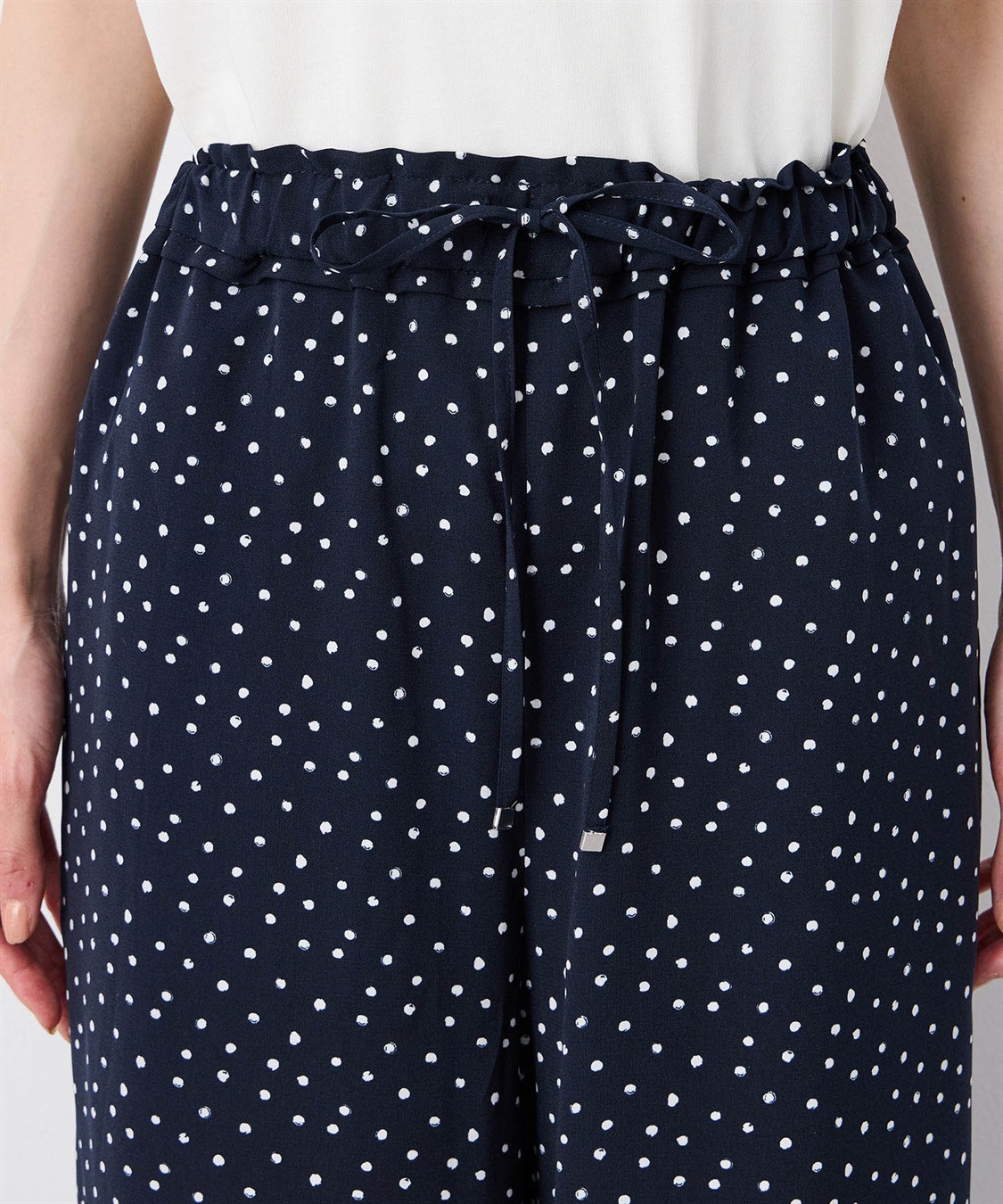 Petit Honfleur 【接触冷感】ドットプリントパンツ_sub_7