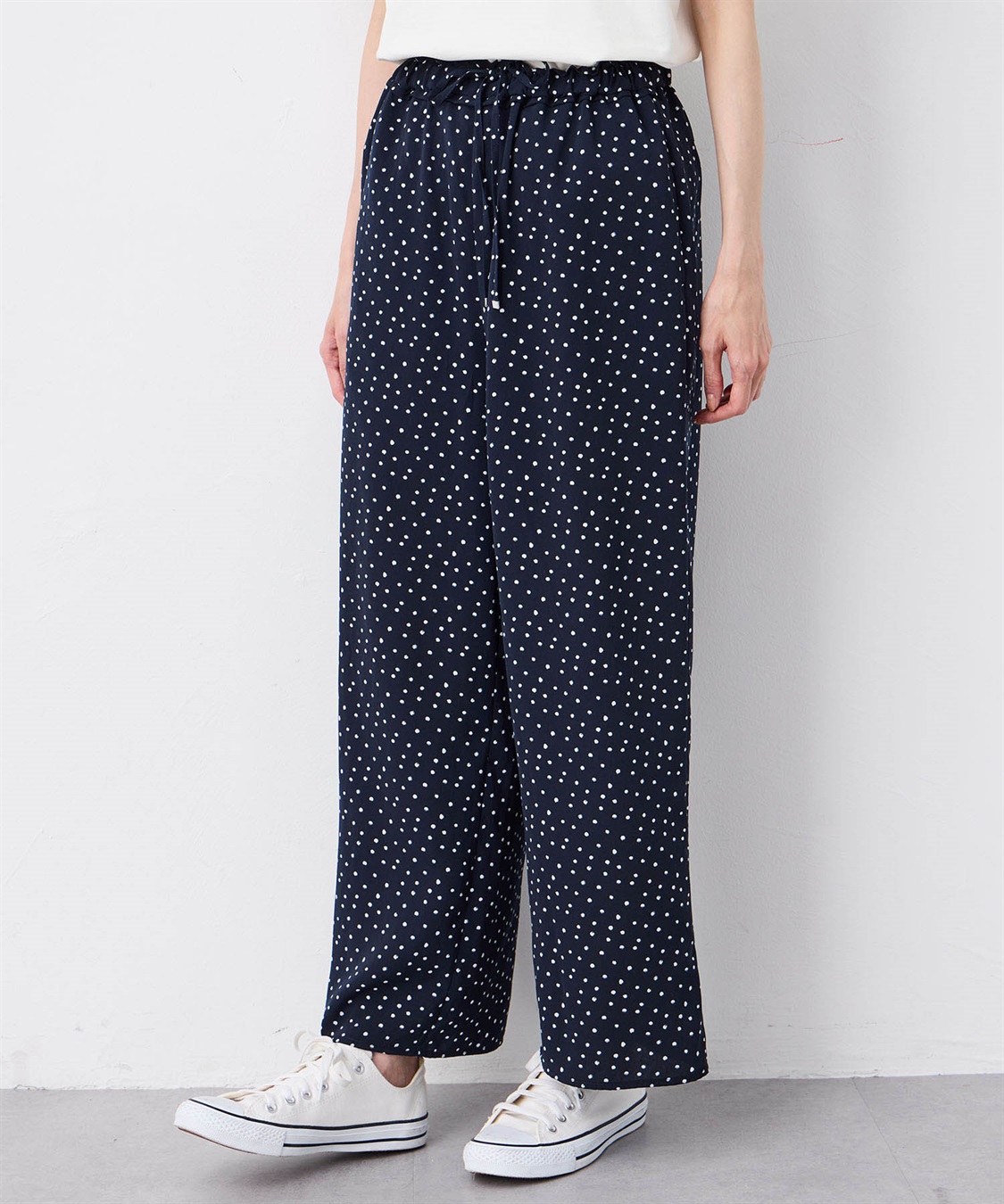 Petit Honfleur 【接触冷感】ドットプリントパンツ_sub_10