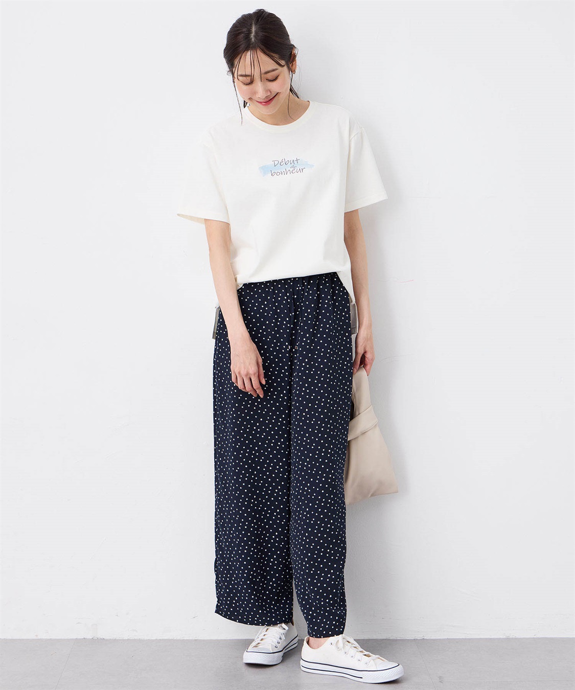 Petit Honfleur 【接触冷感】ドットプリントパンツ_sub_13