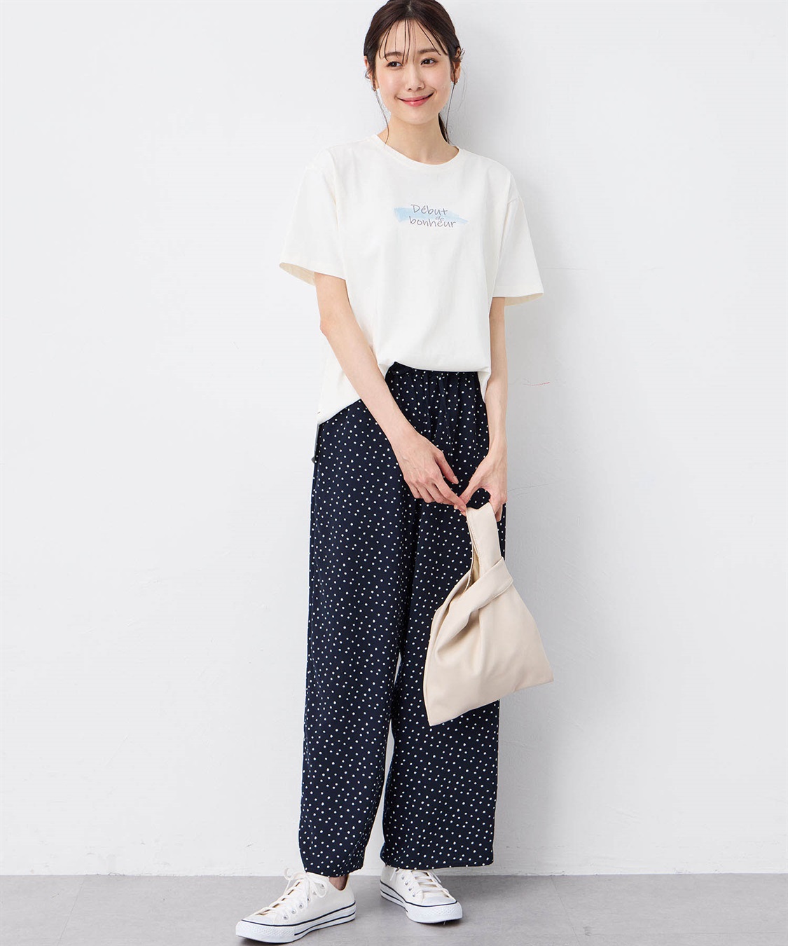 Petit Honfleur 【接触冷感】ドットプリントパンツ_sub_14