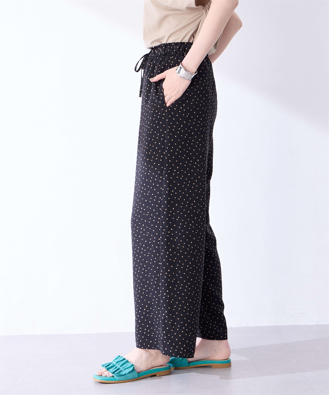 ドット柄パンツ Petit Honfleur｜クロスプラス公式通販サイト