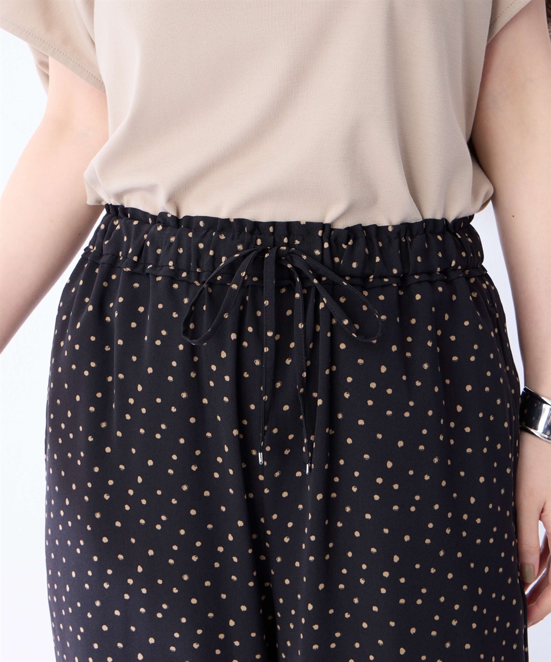 Petit Honfleur ドット柄パンツ_sub_14