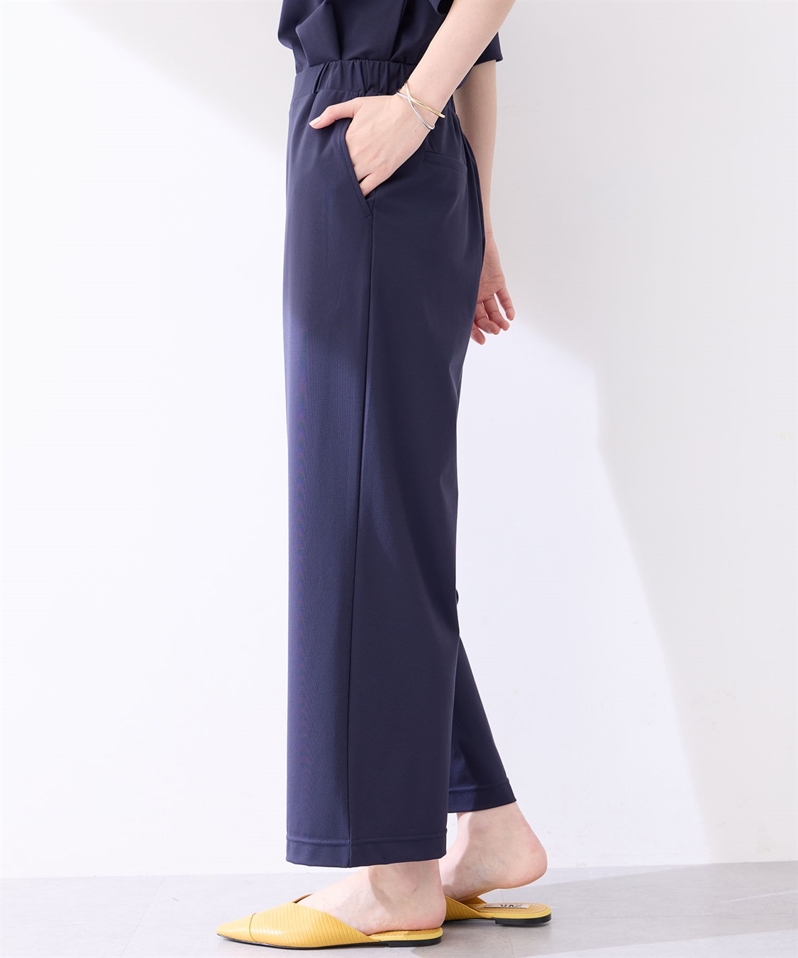 カノコワイドパンツ Petit Honfleur｜クロスプラス公式通販サイト