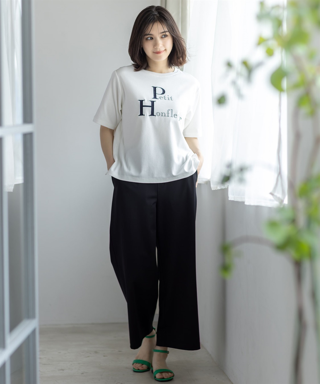 Petit Honfleur カノコワイドパンツ_sub_14