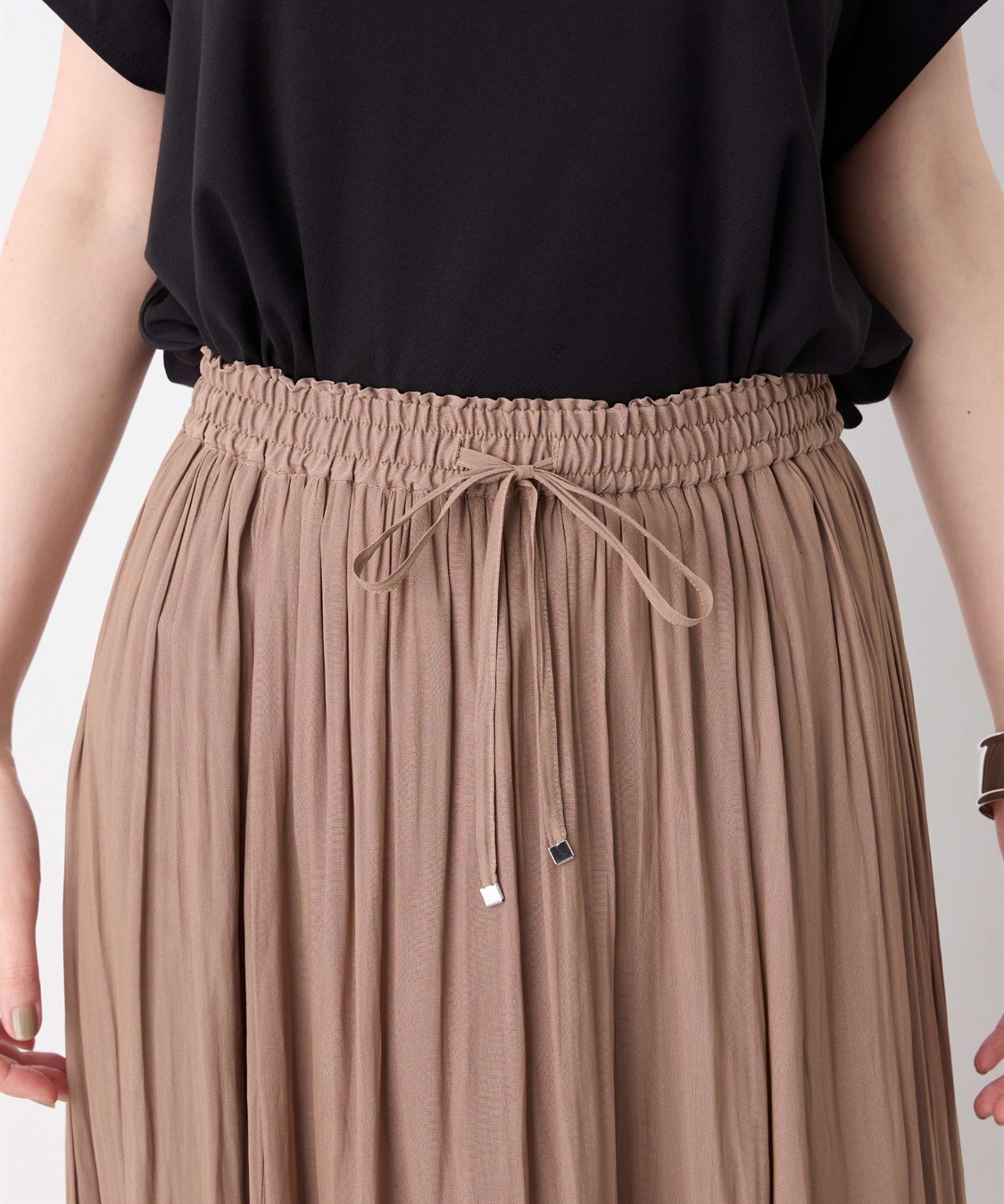 Petit Honfleur シアーギャザースカート_sub_17