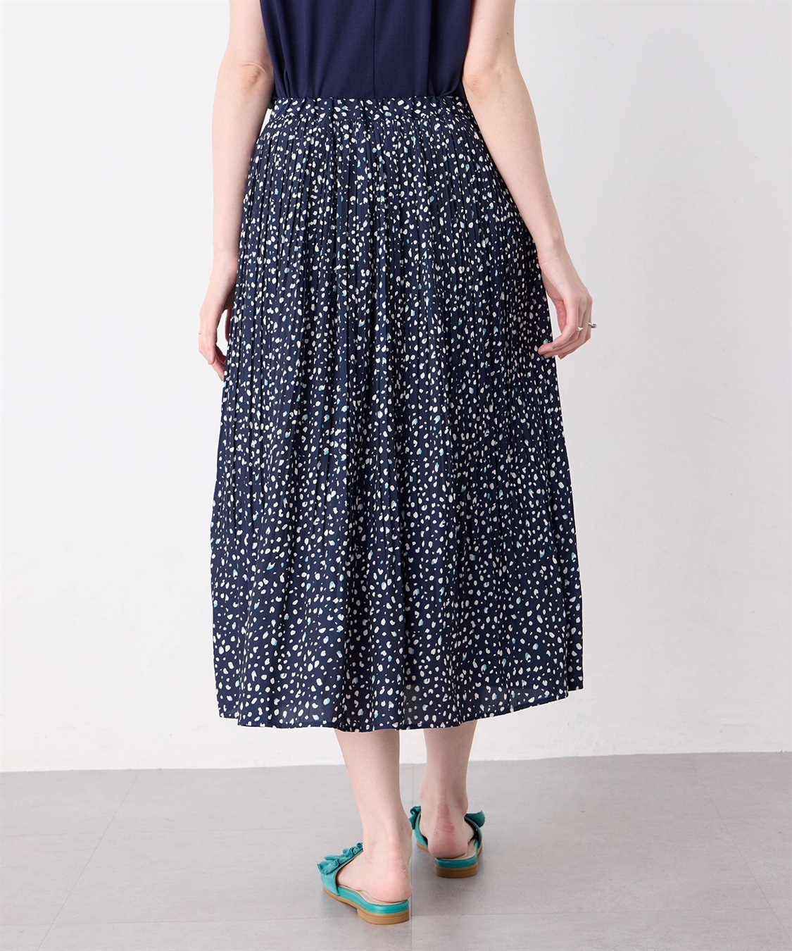 Petit Honfleur プリーツ使いスカート_sub_5