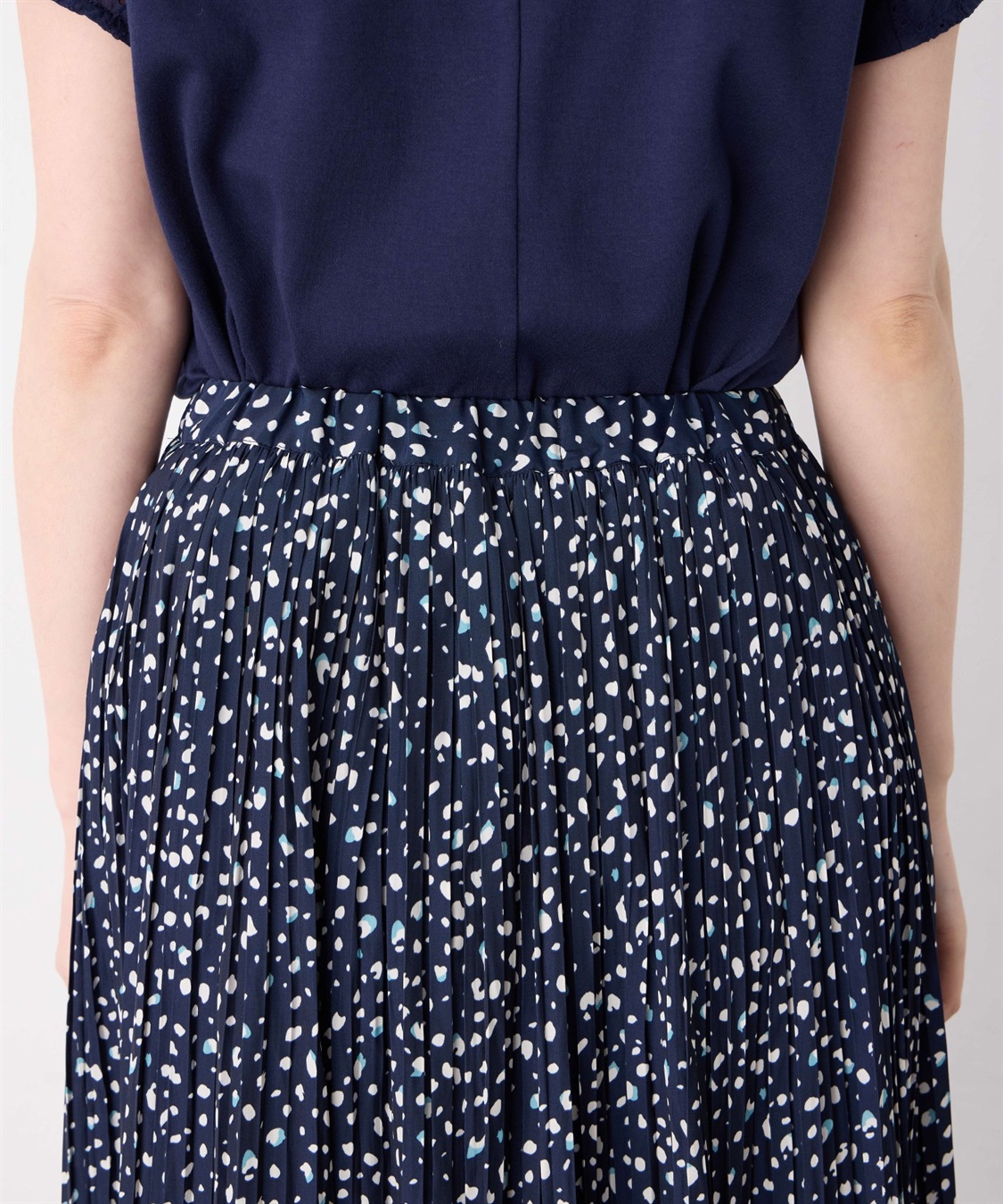 Petit Honfleur プリーツ使いスカート_sub_14