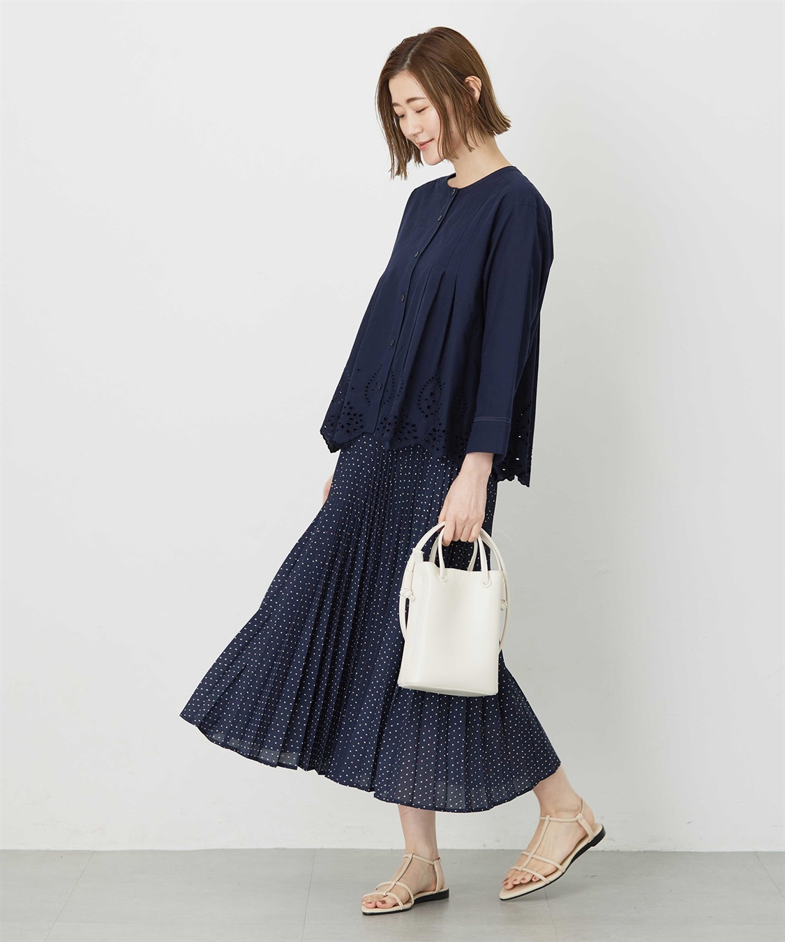 Petit Honfleur アパッシュプリントスカート_sub_5